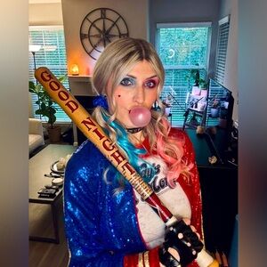 Harley Quinn Costume - 3 piece - Women’s Small